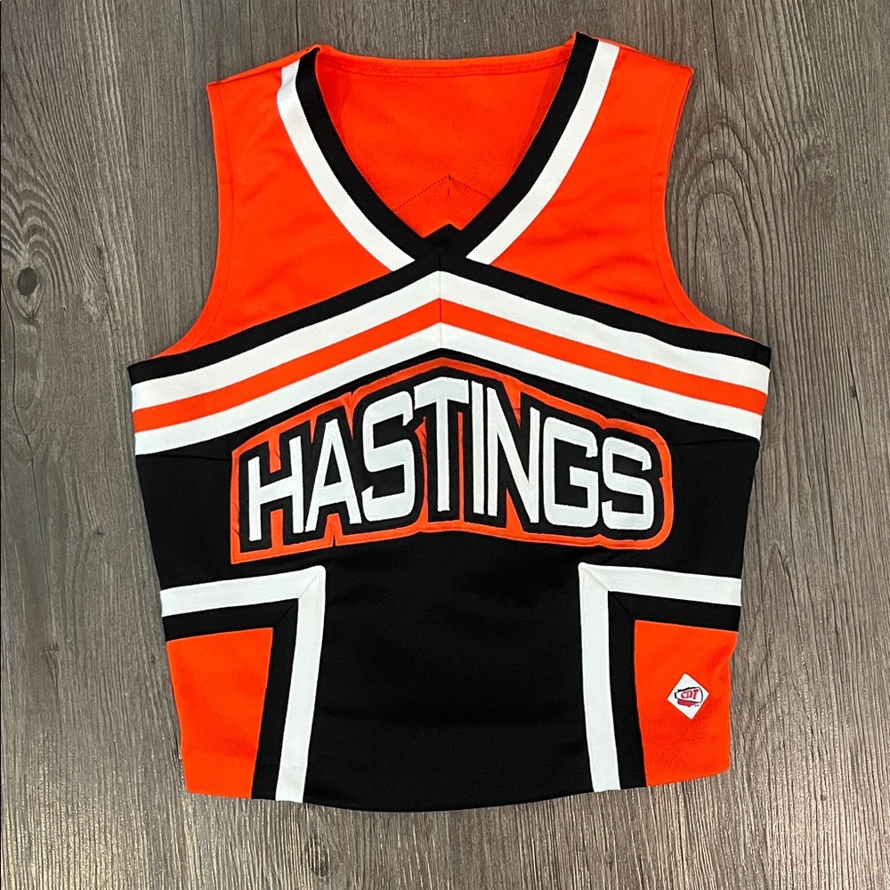 Kids Cheerleader Costume - Orange and Black